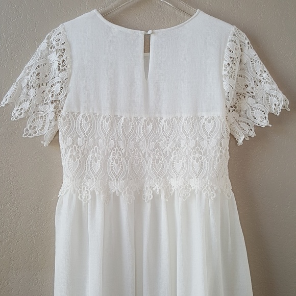 NWOT Hayden Los Angeles Crochet Lace Dress S - Picture 4 of 8